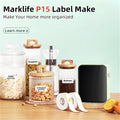 MarkLife P15 Thermal Label Printer Mini Portable Wireless Bluetooth-compatible Labeling Sticker Machine for Home Office