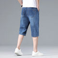 Summer Men's Thin Straight Denim Shorts Soft | SAMAG