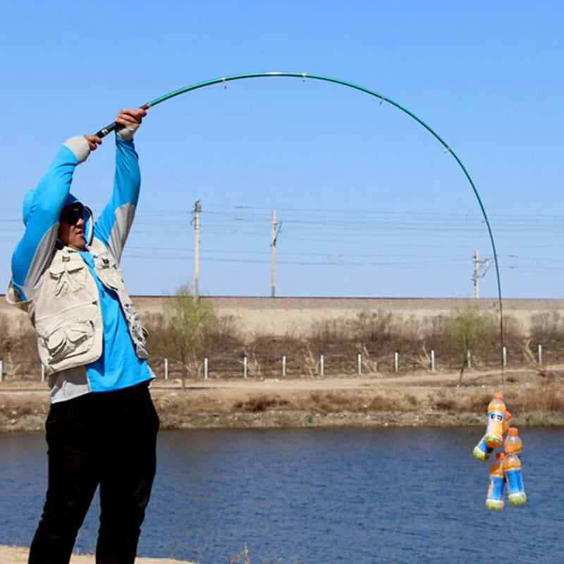 Telescopic Spinning Sea Fishing Rod and Reel Combo Superhard Short Jigging Pole 1.8-3.6m Baitcasting Wheel 5.2:1 High Speed