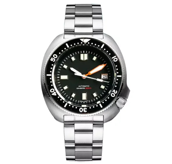 Tandorio 44mm Men's Automatic Mechanical Dive Watch Miyota 8215 PT5000 200M Waterproof Sapphire Glass - Visuel 10 | SAMAG