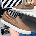 Men's Casual Shoes Grey Brown Flat Bottomed Casual Board Shoes Mens Loafers Man Shoes Casual Sneakers Men