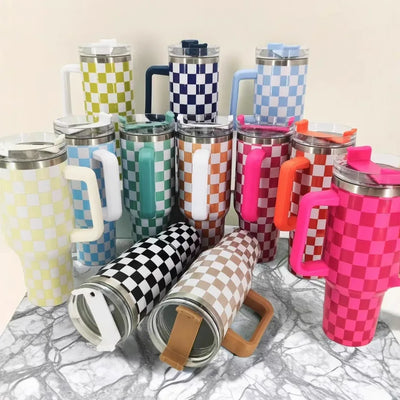 40Oz Stainless Steel Mug Coffee Cup Thermal Travel Car | SAMAG