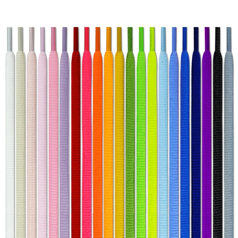 20 Colors of High-Quality Semi-Circular Shoelaces for Sneakers and Basketball Shoes 1Pair