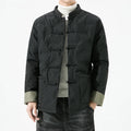 2025 Winter Chinese Style Men Casual White Duck Down Jackets Men Thick Warm Parkas Male Windproof Outwear Black Coats