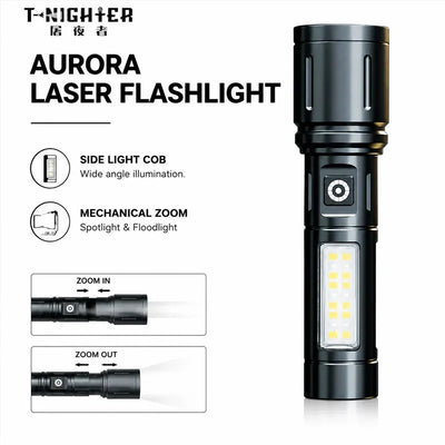 Mini Strong Light Flashlight Multifunctional Outdoor Zoom | SAMAG