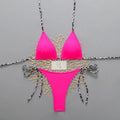 Sexy Leopard Women's Beach Bikini Swimsuit Halter Tie | SAMAG