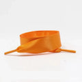 1 Pair Satin Silk Ribbon Shoelaces for Sneaker Shoe Laces Canvas Shoe Laces 2cm Width 80cm/100cm/120cm Length Shoelace