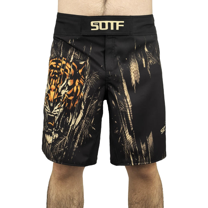 Adults Geometric Venomous Snake Camouflage MMA Shorts Men Women Tiger Muay Thai Boxing Sanda Fight Sports Clothing