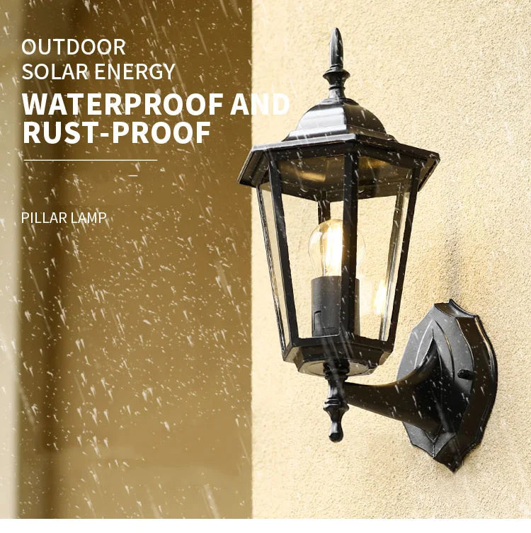 Europe Style Retro E27 Wall Lamp Courtyard Garden Outdoor Waterproof Lighting Aisel Stairs Residential Balcony Porch Fixtures