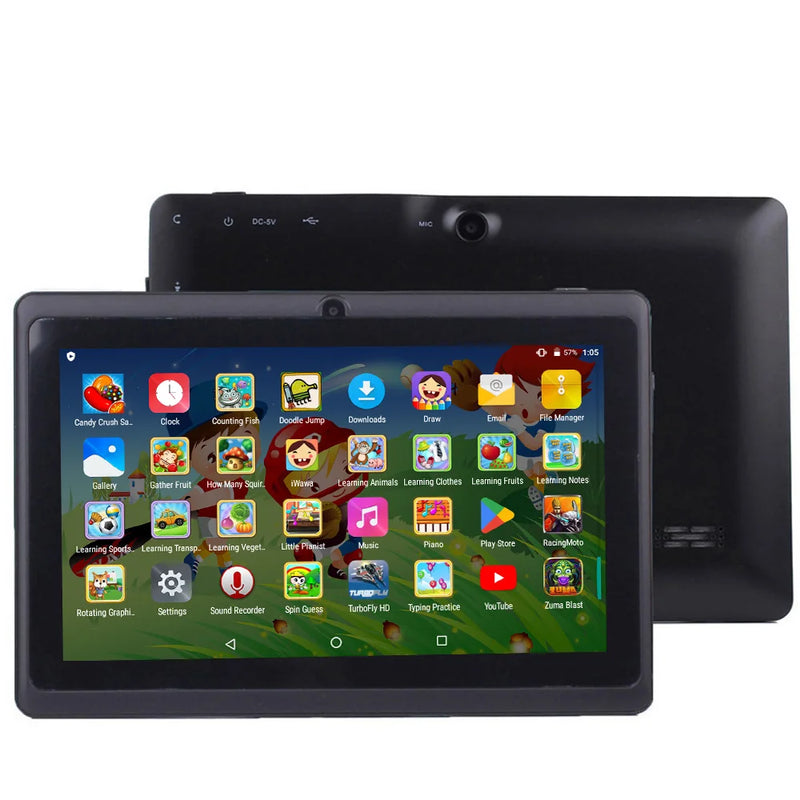 New 7 Inch Kid Tablet Android 13, 4GB RAM 64GB ROM, 1TB Expand, WiFi, Bluetooth, 4000mAh Battery, Software with Protective case