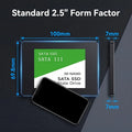 High-Speed SATA III 2.5 Inch Internal Laptop SSD Hard Drive - PC And Laptop Storage Upgrade 128GB 240GB 480GB 512GB