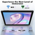 Aobante Tablet 10.1Inch Android 15 Octa-Core 24GB(8GB+16GB)RAM 128GB ROM 1280x800 IPS Tablets PC WiFi 5 Widevine L1 Keyboard Set