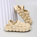 Comwarm Bubble Ball Women Sandals New Summer Women Clogs Garden Shoes House Massage House Slippers Closed Toe Anti-Slip Sandals