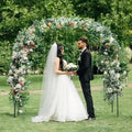 Outdoor Arch Trellis Metal Garden Trellis For Climbing Plants Balloon Decor Arbor Wedding Decoration Flowers Frame Backdrop