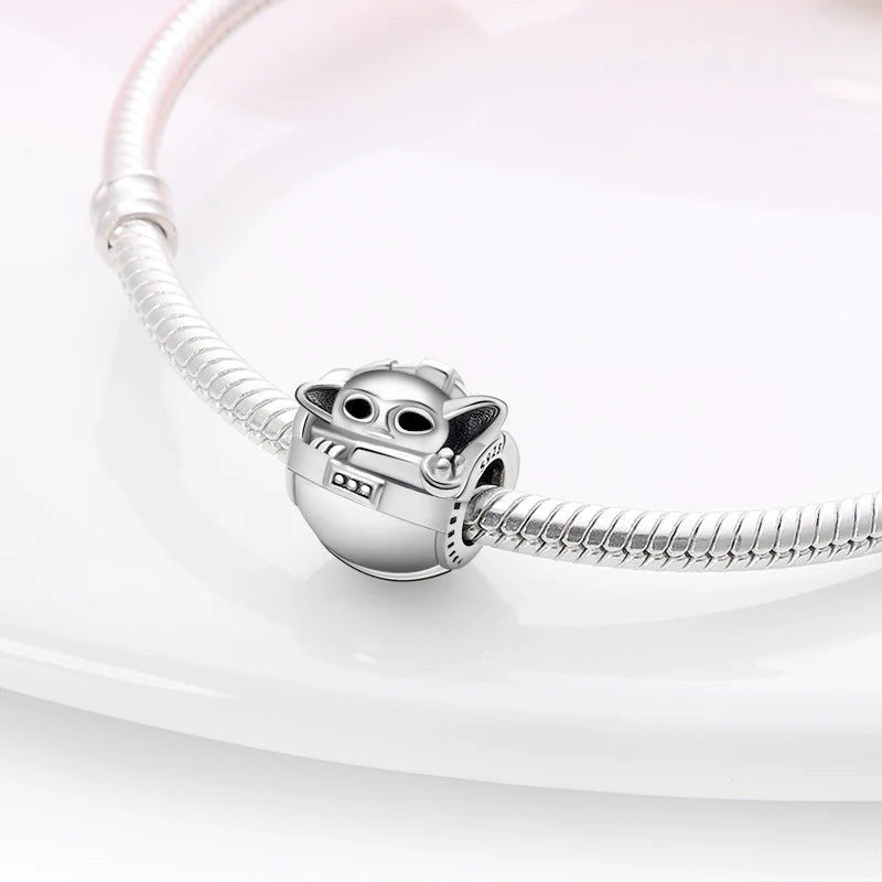 TOP Wars Charms Bracelet Beads 925 Sterling Silver Shadow Warrior Helmet Hot Series Womens Pendant DIY - Visuel 6 | SAMAG