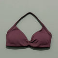 Sports Strappy Bra Yoga Underwear Women Gym Top Running Exercise Backless Bra High Support Active Wear Fitness Workout Halter