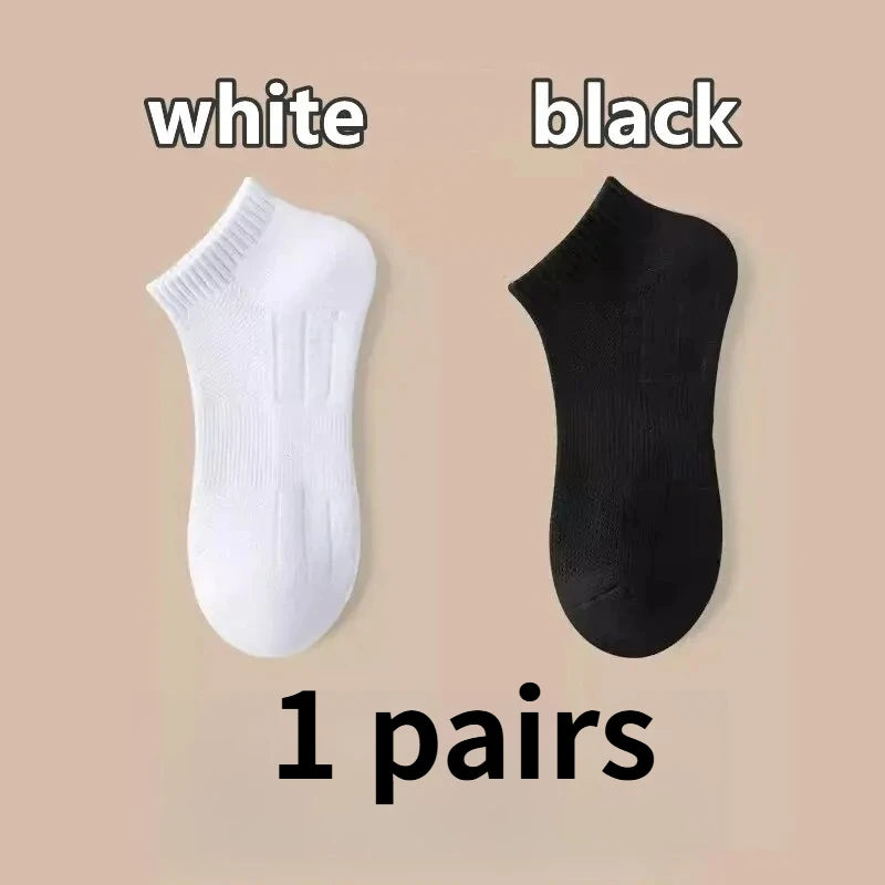 Pairs Men's Cushioned Thick Sole Sports Socks Moisture | SAMAG