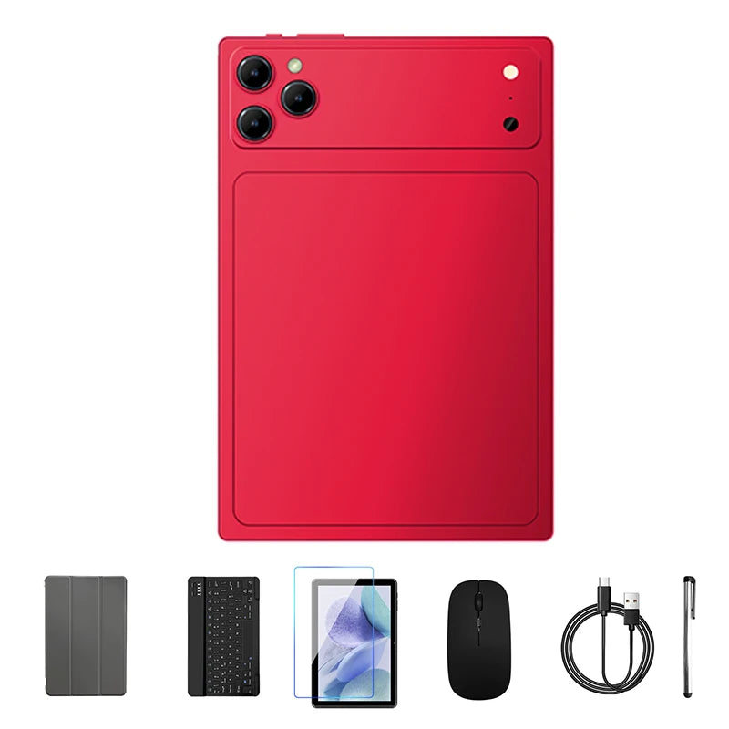 2026 Android 15 Tablet 10.1" Octa-Core 6GB RAM 128GB ROM 6000mAh Battery WiFi 5 Bluetooth 5.0 GPS With Case Keyboard Mouse