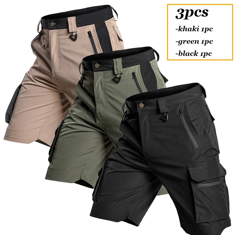 3-2- Outdoor Training Work Shorts Men Multi-Pocket | SAMAG