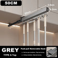 Multi - Purpose Sliding Hook Rail Top Mount Side Self Adhesive Drilling Dual Use Aluminum Stainless Steel - View 10 | SAMAG
