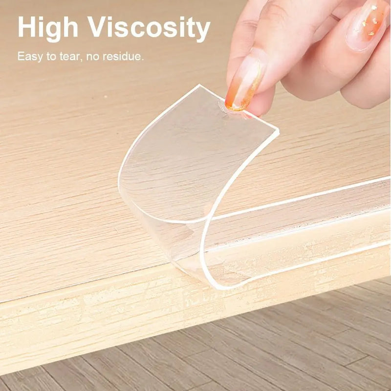 Soft Kids Collision Proof Table Edge Guard Tape Transparent Baby Safety Protective Strip Thickened Soft Furniture Corner Bumper