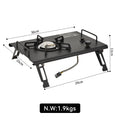 Pandatour Camping Outdoor IGT Table Gas Stove Wood Grain | SAMAG