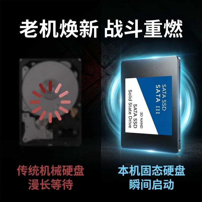 2.5 Inch Internal SSD SATA Disk for Laptop - Choose Your Size Upgrade - 120GB 240GB 512GB 250GB - HDD SSD Upgrade Option