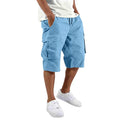 Summer Men Loose Straight Pants Casual Multi-Pocket | SAMAG