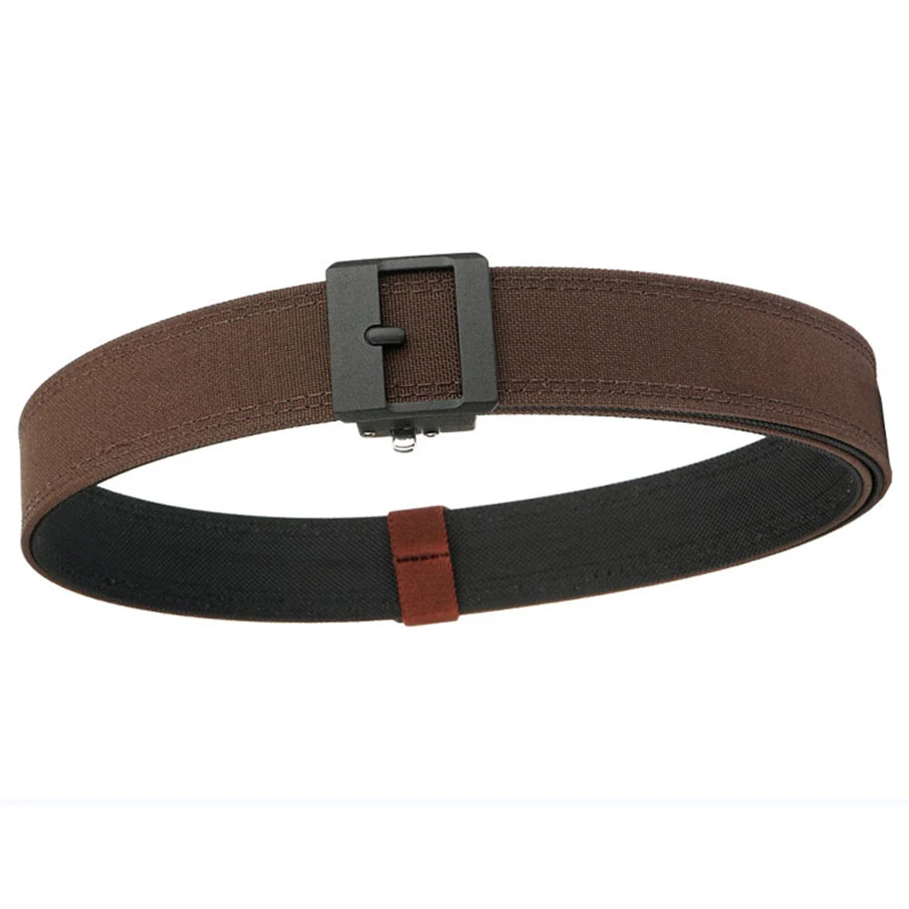 TUSHI Belt Hard Military Belt for Men and Women Tight Nylon Tactical Outdoor Belt Metal Automatic Buckle IPSC Belt Casual Girdle