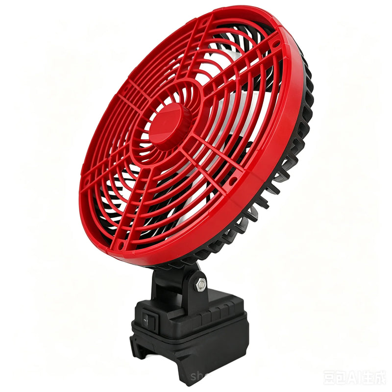 Powered Desktop Fan 8 Inch 360° Rotation Portable Electric Outdoor Camping for Home Office Computer For - View 5 | SAMAG