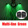 Multi - Line Green Laser Gloves LED Lazer Mitten Ray Rave - View 7 | SAMAG