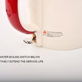 1.0L Anti-Scald Electric Kettle, Seamless Electric Kettle, 304 Stainless Steel Household Fast Boiling Kettle for Coffee Brewing