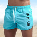 Summer Shorts Men Fast Drying Swim Shorts Breathable Net Fast Drying Surf Beach Pants Men's Fitness Pants Elastic Waist Shorts