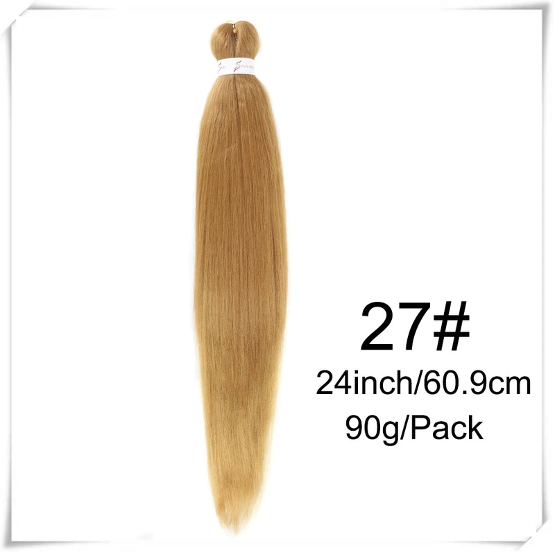 Pre Stretched Braiding Hair 26inch Kanealon for Braids Yaki Straight Synthetic Braids Hair Extension Expressions Braiding Hair