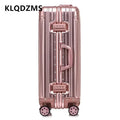 KLQDZMS Cabin Suitcase Full Aluminum Magnesium Alloy Boarding Box 20"24"26"29 Inch Large Capacity Trolley Case Business Luggage