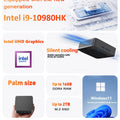 Brand New Mini PC Intel Core I9-10980HK 16GB RAM 1/2TB SSD Bluetooth 5.2 WiFi6 1000M Ethernet Windows 11 Gaming Office PC