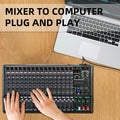 Professional Audio Console Mixer With MP3 Computer Input Built-in 99 Reverb Effect 16 Channel Audio Mixer