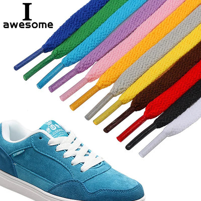 1 Pair 100 120 CM Length 29 colors Shoelace Flat Popular | SAMAG