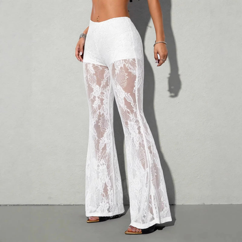 Sexy Black Lace Patchwork High Waist New Fashion - View 5 | SAMAG