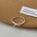 925 Sterling Silve Love Heart Hollowed Out Ring For Women Girl Extremely Fine Korea Ins Jewelry Gift Dropshipping