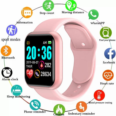 Multifunctional Smart Watch Men Women Bluetooth Connected | SAMAG