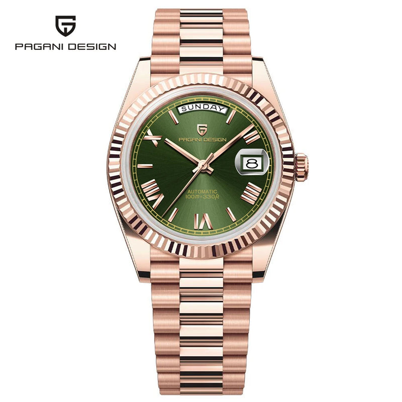 2026 New PAGANI DESIGN DD36 Mens Mechanical Watches Gold Luxury Automatic Watch For Men AR Sapphire Mirror Waterproof Gift Clock