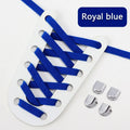 1Pair Elastic Laces Sneakers Tennis Flat Shoelaces No Tie Shoe Laces Without Ties Kids Adult 8mm Wide Shoelace Shoes Accessories