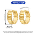 Orstarry S925 Sterling Silver 18k Gold Modern Square Earrings Hoop Earrings For Women Jewelry Original Trendy Anniversary Gifts