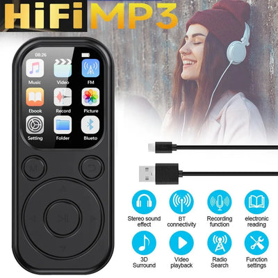 1.8 InchPortable MP3 Player Type-C Bluetooth5.4 | SAMAG