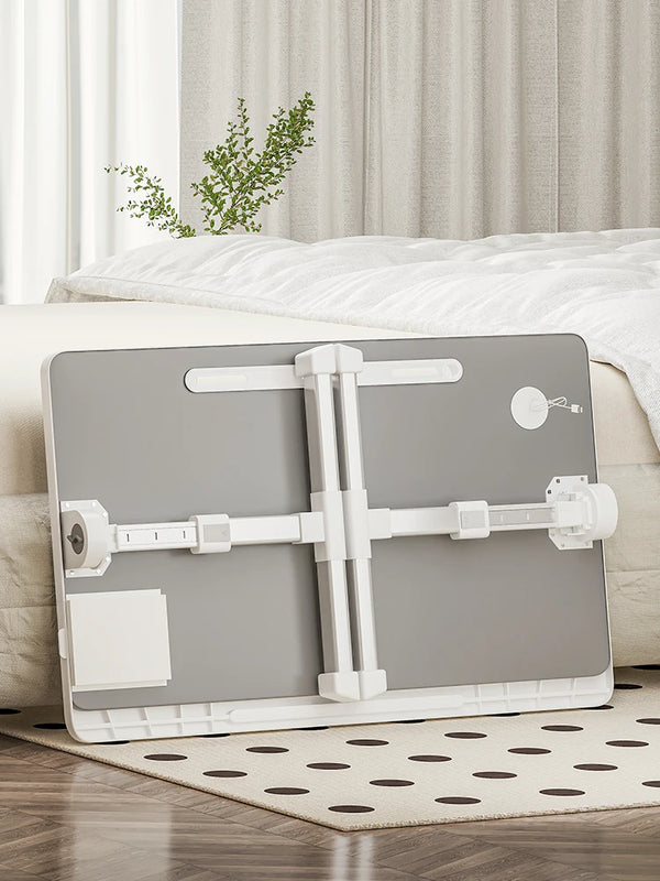 Ai Mu Xianshen Laptop Desk Foldable Bed Table Adjustable Computer Desk Office Children's Study Desk Bedroom Living Room Desk