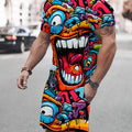 The summer new men's suit is made of 3D printed outdoor street fabric which is comfortable soft and lightweight | SAMAG