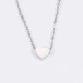 K Gold Plated Heart Necklace |Silver Plated Necklace Cute Dainty Love Pendant Necklaces for Women Gift for Girls Gift for Women