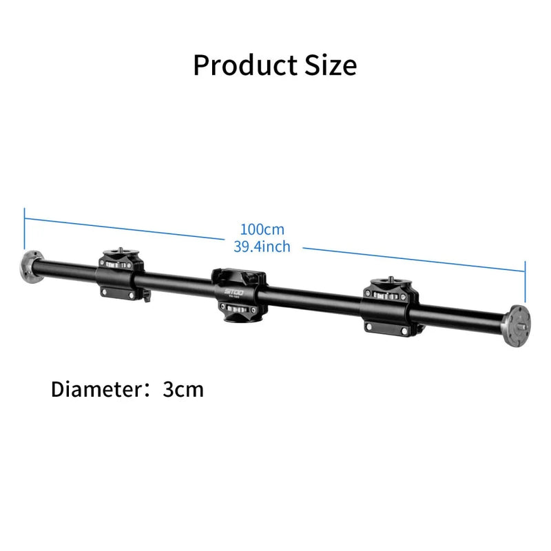 Selens Multi Angle Horizontal Tripod Extension Boom Arm Aluminum Alloy Photography Tripod Photo Studio Kits Photography Props