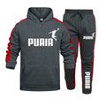 Men's hooded sweatshirt + sports pants set for autumn | SAMAG